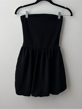 Strapless Black Dress